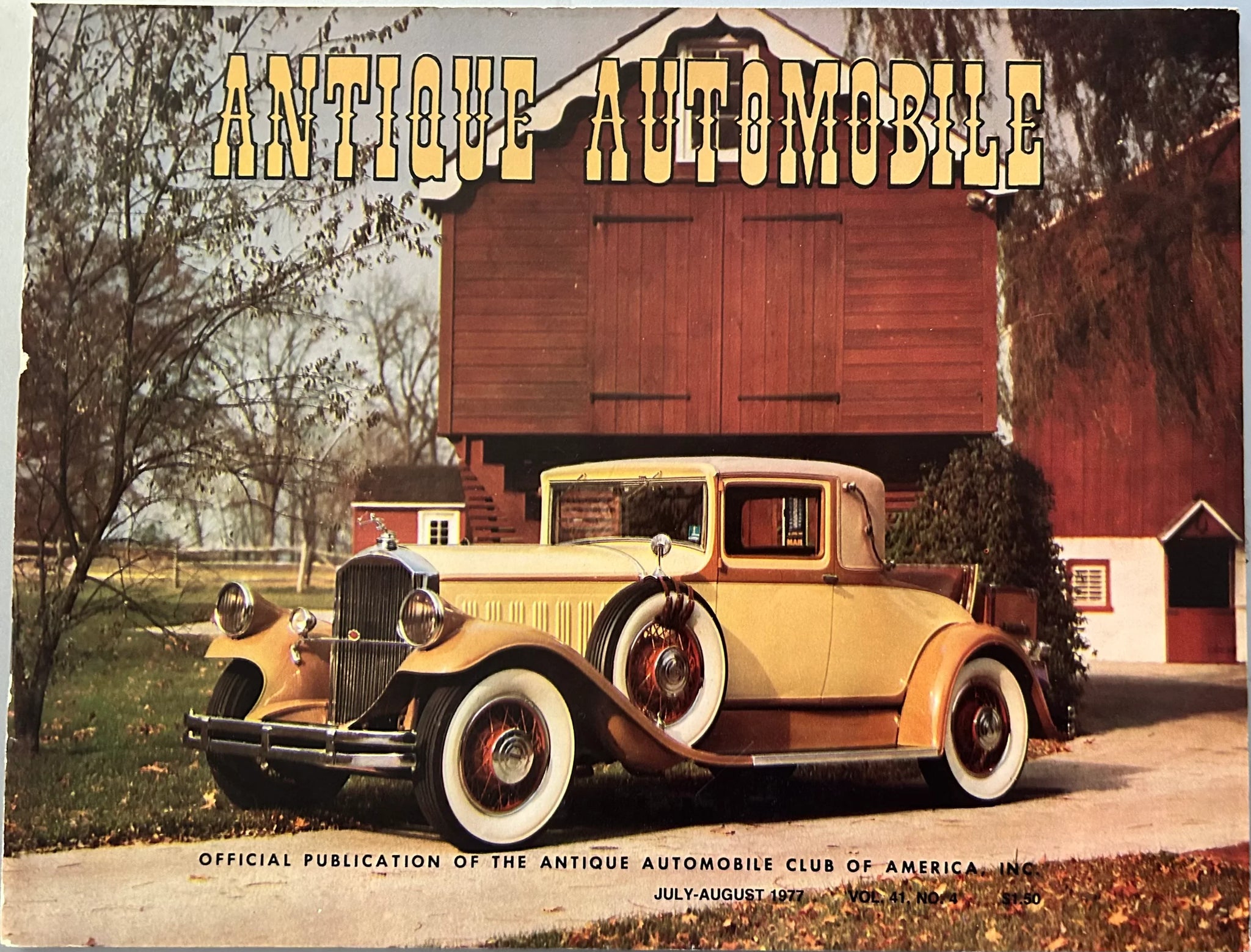 Antique Automobile Magazine July August 1977