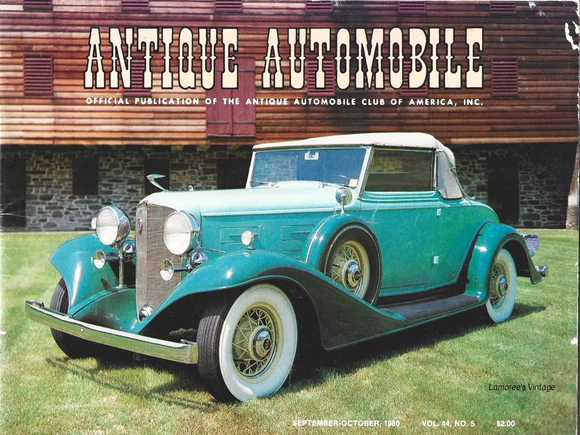 Antique Automobile Magazine September October 1980