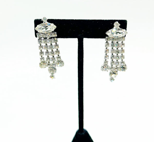 Vintage Standout Sparking Rhinestone Demi Parure