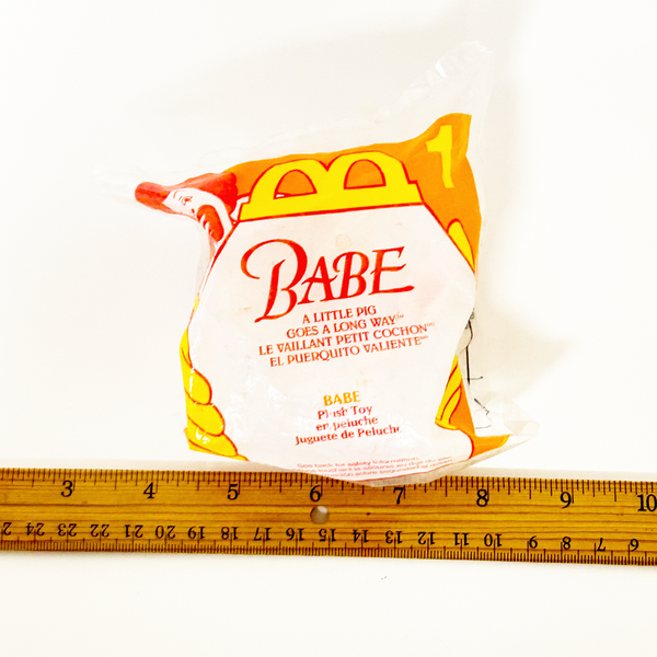 Perfect for fans and collectors: our Babe The Sheep Pig McDonald's (1995) provides a rare, authentic Babe the Pig collectible. Shop today!