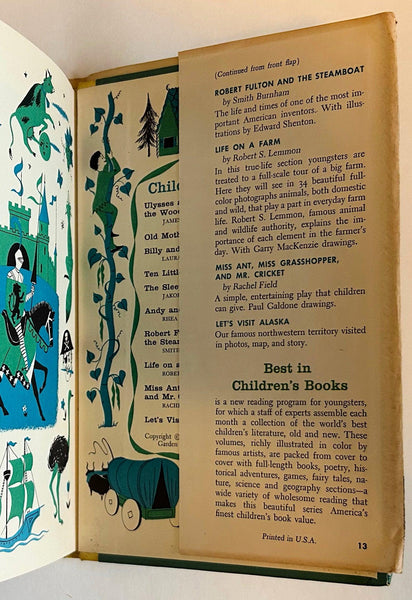 "Best in Children’s Books" Volume 13 (1958) Nelson Doubleday - Lamoree’s Vintage