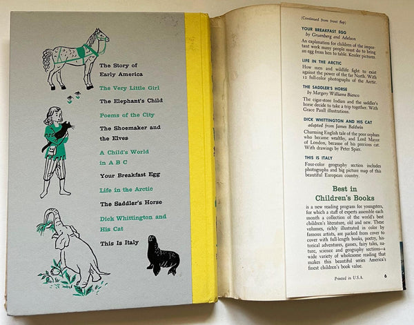 "Best in Children’s Books” Volume 6 (1958) Nelson Doubleday - Lamoree’s Vintage