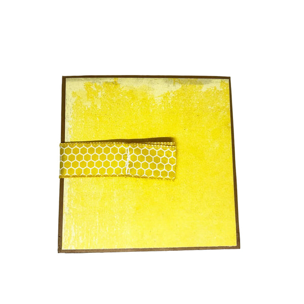Massive Hand Crafted Mini Album Journal - Capture memories in a vintage bee-themed handcrafted mini album with multiple slots and a Velcro closure. Shop now!