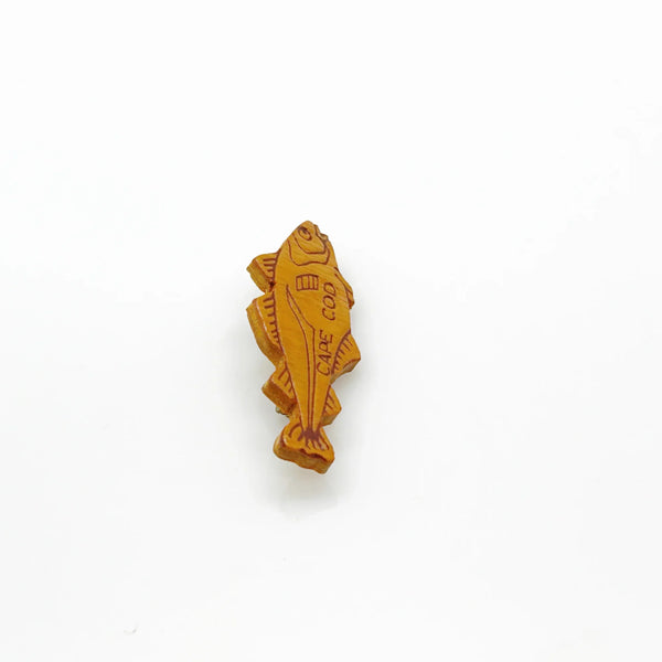 Vintage Fish Shaped Cape Cod Souvenir Pin