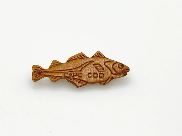 Vintage Fish Shaped Cape Cod Souvenir Pin