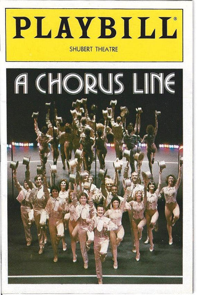 Chorus Line Playbill Souvenir Program 1980s New York Shakespeare Festival - Lamoree’s Vintage