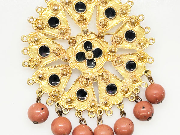Renaissance Style Vintage Brooch by Craft