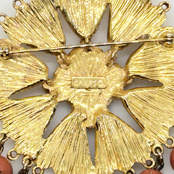 Renaissance Style Vintage Brooch by Craft