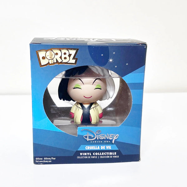Premium Funko Dorbz Cruella De Vil Dorbz Disney Treasures NRFB made with limited-release vinyl collectible quality. Celebrate the iconic villain. Order now!
