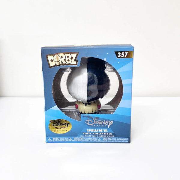 Premium Funko Dorbz Cruella De Vil Dorbz Disney Treasures NRFB made with limited-release vinyl collectible quality. Celebrate the iconic villain. Order now!