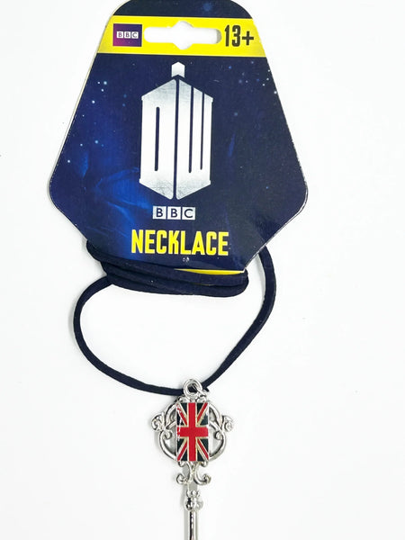 Perfect for Doctor Who fans: our Doctor Who TARDIS and Union Jack Antique Key Necklace provides a unique reversible pendant design. Shop today!
