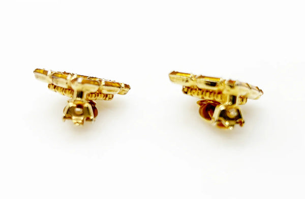 Perfect for vintage jewelry lovers: our Vintage Layered Golden Square Rhinestone Earrings provide timeless elegance with layered golden rhinestones. Shop today!