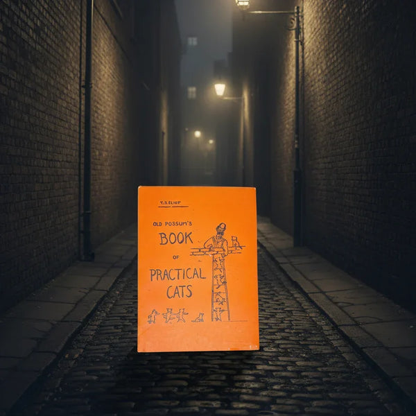 "Old Possum's Book of Practical Cats" T.S. Eliot - Discover whimsical poems about feline psychology. Includes a dust jacket edition from 1986. Shop now!