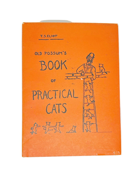 "Old Possum's Book of Practical Cats" T.S. Eliot - Discover whimsical poems about feline psychology. Includes a dust jacket edition from 1986. Shop now!