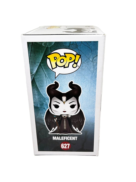Maleficent, Mistress of Evil, is Funko Pop! No. 627. This vinyl figure depicts the iconic character with her staff and hench-bird, Rodrigo. Standing at 3.75" tall, this collectible is a must-have for any Disney and Funko Pop! enthusiast.