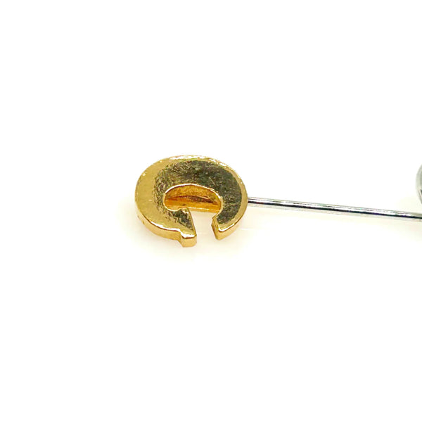 G or Treble Clef Music Note Two Tone Stickpin
