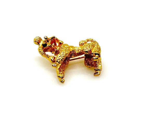 Imagine adding a touch of timeless charm and playful elegance to your everyday outfit with a vintage dog brooch that captures hearts at first glance. This delightful gold poodle brooch brings a sense of whimsy and nostalgia, evoking feelings of warmth and joy every time you wear it.