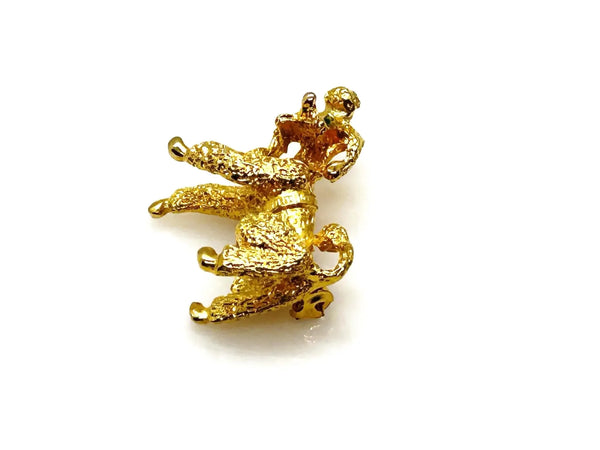 Imagine adding a touch of timeless charm and playful elegance to your everyday outfit with a vintage dog brooch that captures hearts at first glance. This delightful gold poodle brooch brings a sense of whimsy and nostalgia, evoking feelings of warmth and joy every time you wear it.