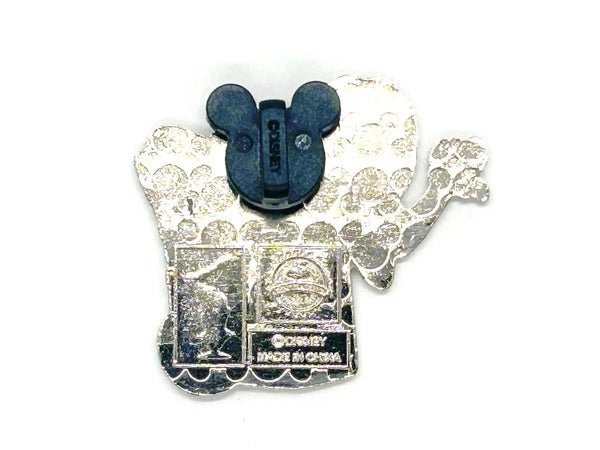 This delightful enamel pin captures one of Disney's most beloved characters from the classic Haunted Mansion! It is an Open Edition pin from the Magic Kingdom's Haunted Mansion Interactive Graveyard Mystery Collection. 
