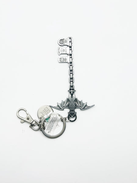 Perfect for Disney fans: our Disney Haunted Mansion Bat Key Chain provides a collectible, durable, bat wing design with iconic logo. Shop today!