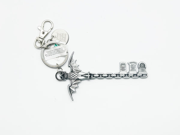 Perfect for Disney fans: our Disney Haunted Mansion Bat Key Chain provides a collectible, durable, bat wing design with iconic logo. Shop today!
