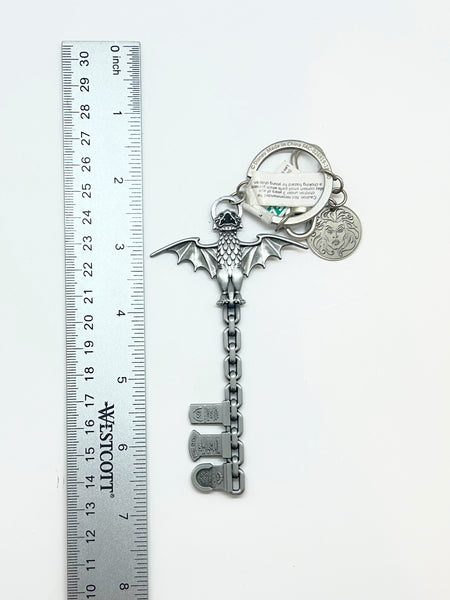 Perfect for Disney fans: our Disney Haunted Mansion Bat Key Chain provides a collectible, durable, bat wing design with iconic logo. Shop today!