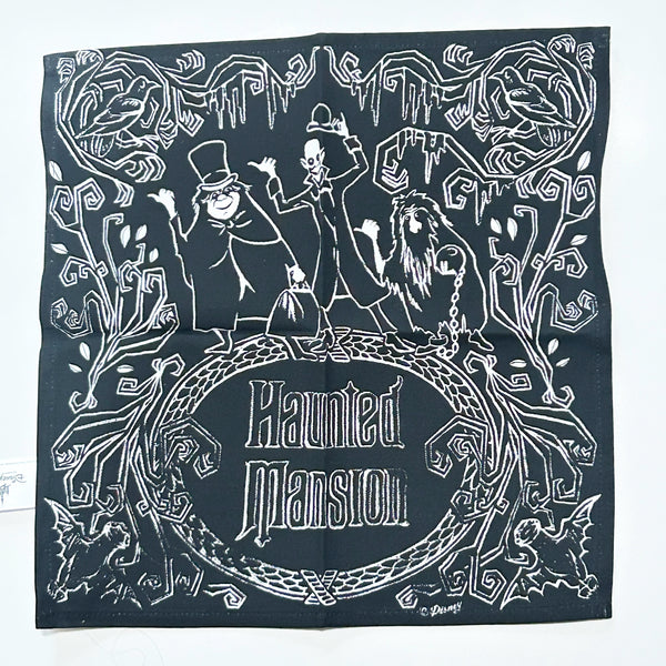Two Disney Haunted Mansion Cotton Cloth Napkins (2014) NWT Set of 2