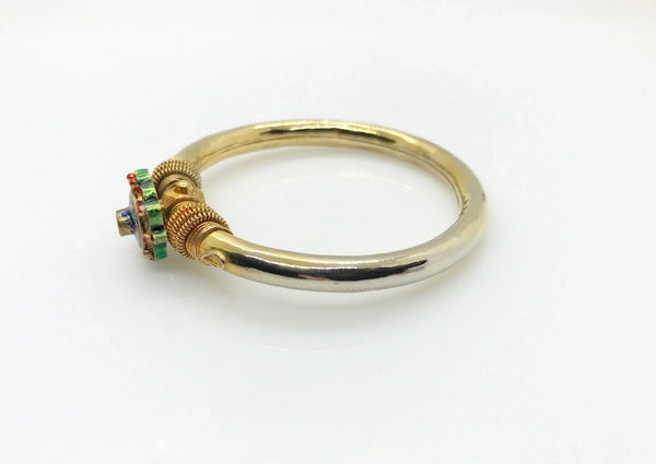 Enamelled Bracelet: Vintage Indian Style | Mughal Bangle