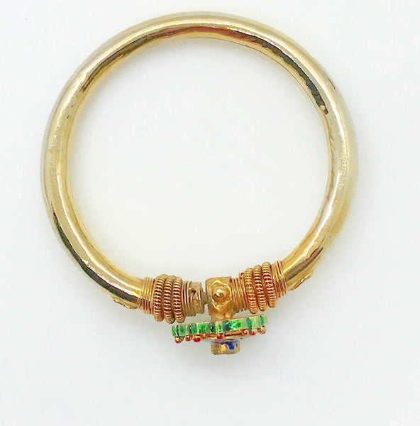 Enamelled Bracelet: Vintage Indian Style | Mughal Bangle