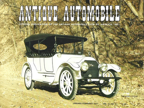 Get a glimpse of the past with our January February 1977 issue of Antique Automobile Magazine.