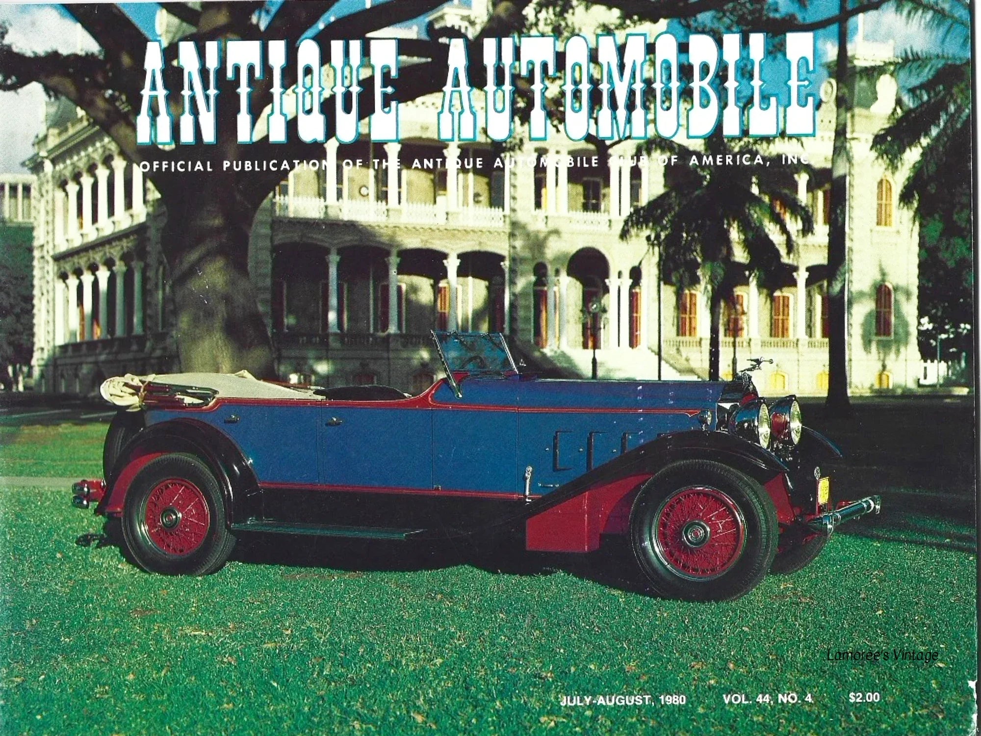Antique Automobile Magazine July August 1980