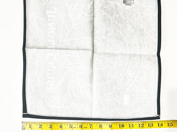 One of the Disney Chalkboard Collection items, these cotton napkins feature a "Jungle Cruise" chalkboard-style design. Part of the "Chalkboard" Home Collection, they feature illustrations inspired by classic Disney Parks attractions.