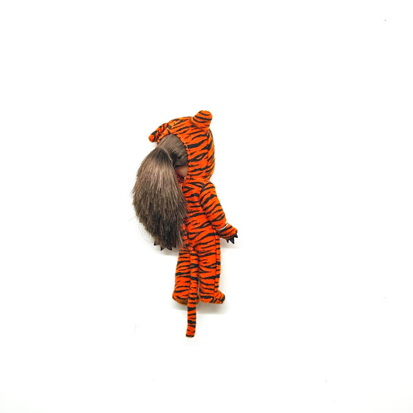 Vintage Mattel Barbie Kelly Club Barnum's Animal Crackers Jenny as a Tiger mini doll costume lot 