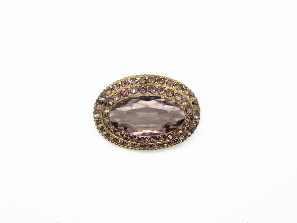 Perfect for collectors seeking distinctive vintage brooches: our Vintage Lavender and Purple Layered Brooch provides timeless elegance and a bold statement. Shop today!