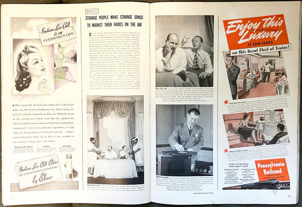 Cover: Gary Cooper; features include : Parents wage tug-of-war for custody of daughter Jacqueline Long. Actress June Preisser tries a milk bath, a campaign button fad sweeps the country. There's a feature on the world's largest car ferry. Playwright Robert Sherwood urges an English-speaking union. The war moves into Africa as Japan, Italy and Germany unite against the United States. Photo essay - the bombing of London. Mississippi gets new electric chair.