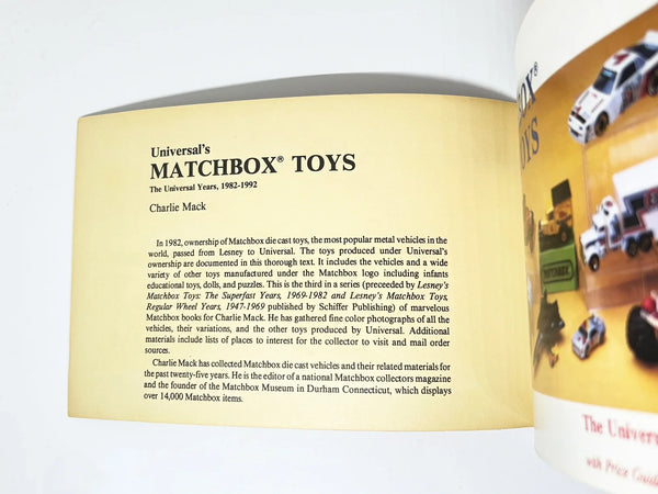 Perfect for Matchbox collectors: our Matchbox Cars Book provides vital identification and collector guide benefits with many color illustrations. Shop today!