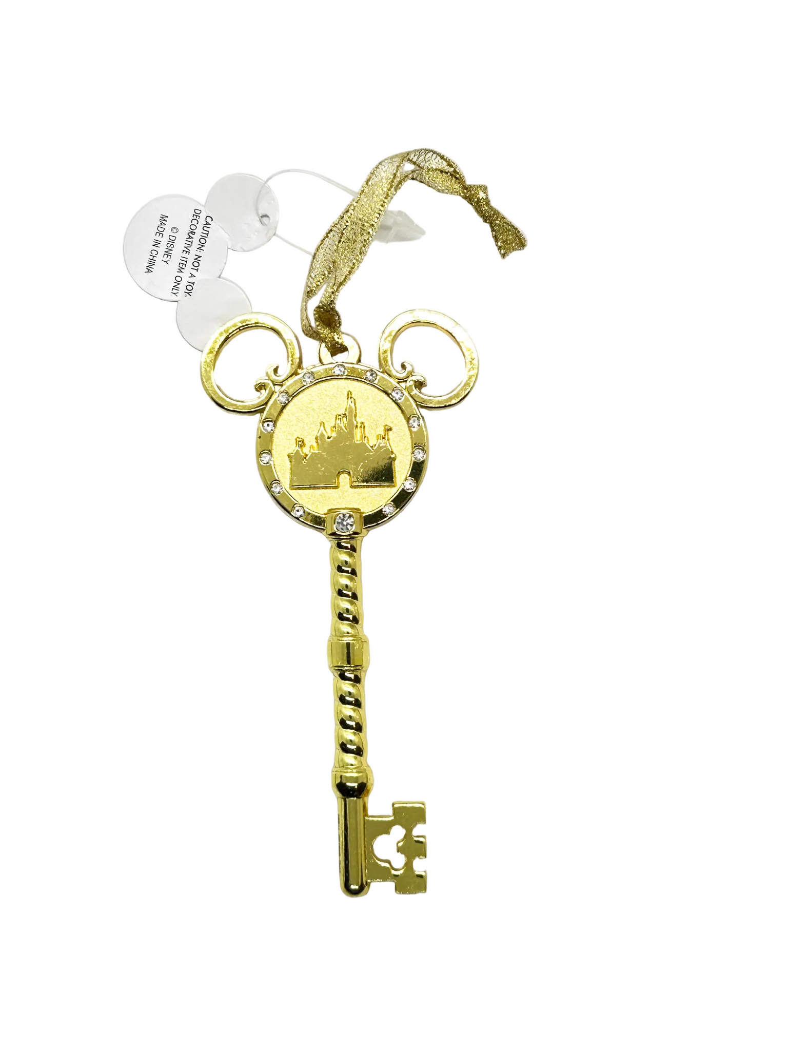 Perfect for Disney fans and collectors: our Walt Disney Parks Disneyland Sleeping Beauty Golden Castle Key Ornament provides a charming, golden keepsake. Shop today!