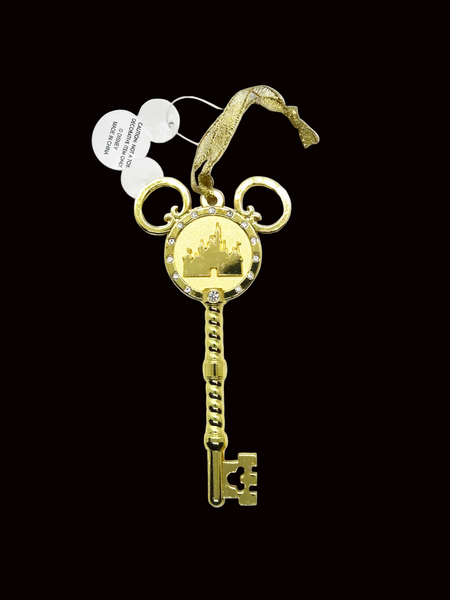 Perfect for Disney fans and collectors: our Walt Disney Parks Disneyland Sleeping Beauty Golden Castle Key Ornament provides a charming, golden keepsake. Shop today!