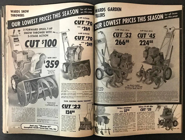 This March 1975 Winter Sale catalog is a treasure trove of bygone products, prices that'll make you weep, and fashion choices that now range from "actually back in style" to "what were they thinking?!"