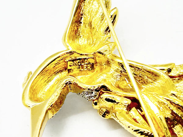 Perfect for fashion connoisseurs: our Nolan Miller Bird of Paradise Brooch provides timeless sparkle and exclusivity. Shop today!