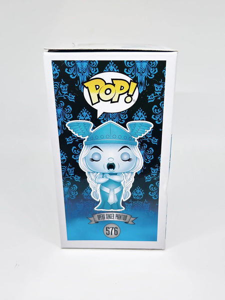 Discover this captivating Funko Pop! vinyl figure, featuring the iconic Opera Singer Phantom from the enchanting world of Disney's Haunted Mansion. This is Funko Pop! Disney: The Haunted Mansion - Opera Singer Phantom. 576. 