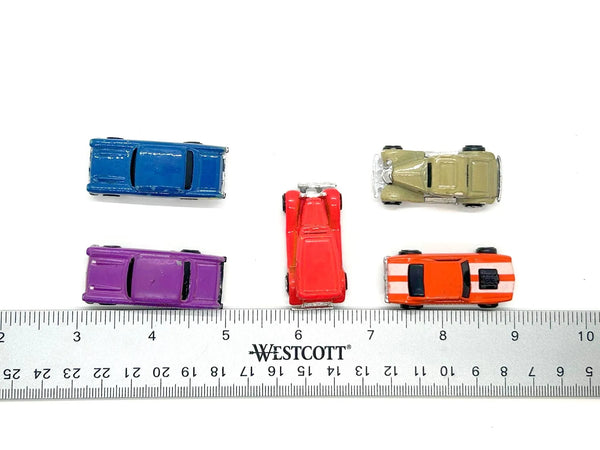 Set of 5 Hot Wheels Micro Machines (1990s) Loose