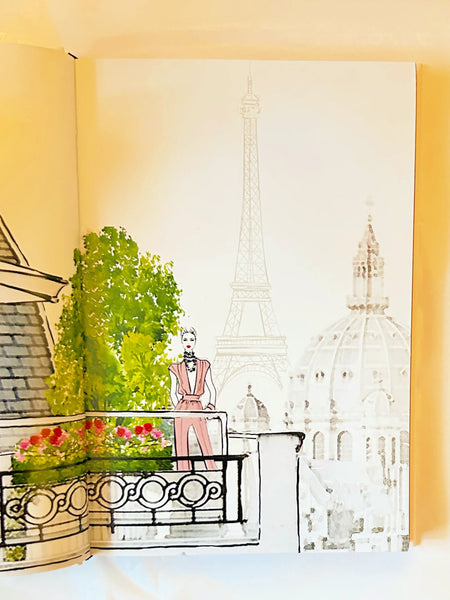 Paris Through Fashion Book (2017) - Explore Paris through a stylish fashion insider’s illustrated guide. Discover iconic spots and haute couture culture. Shop now!