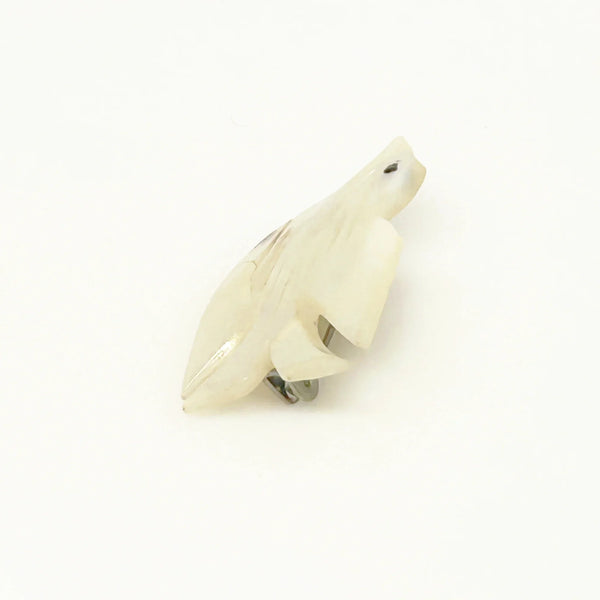 Perfect for vintage jewelry lovers: our Hand Carved Vintage Mother of Pearl Peace Dove Pin- 1960s provides a timeless symbol of peace. Shop today!