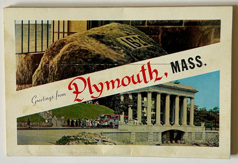 Plymouth Rock Postcard Booklet (1960s-1970s) Unused - Lamoree’s Vintage