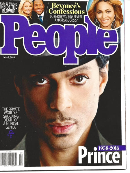 People magazine cover featuring Prince with a focus on his life and death.