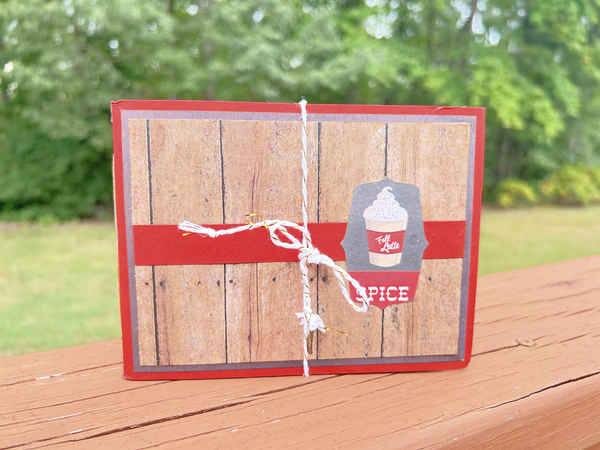 Pumpkin Spice Mini Photo Album - Custom Handcrafted Fall Keepsake Gift