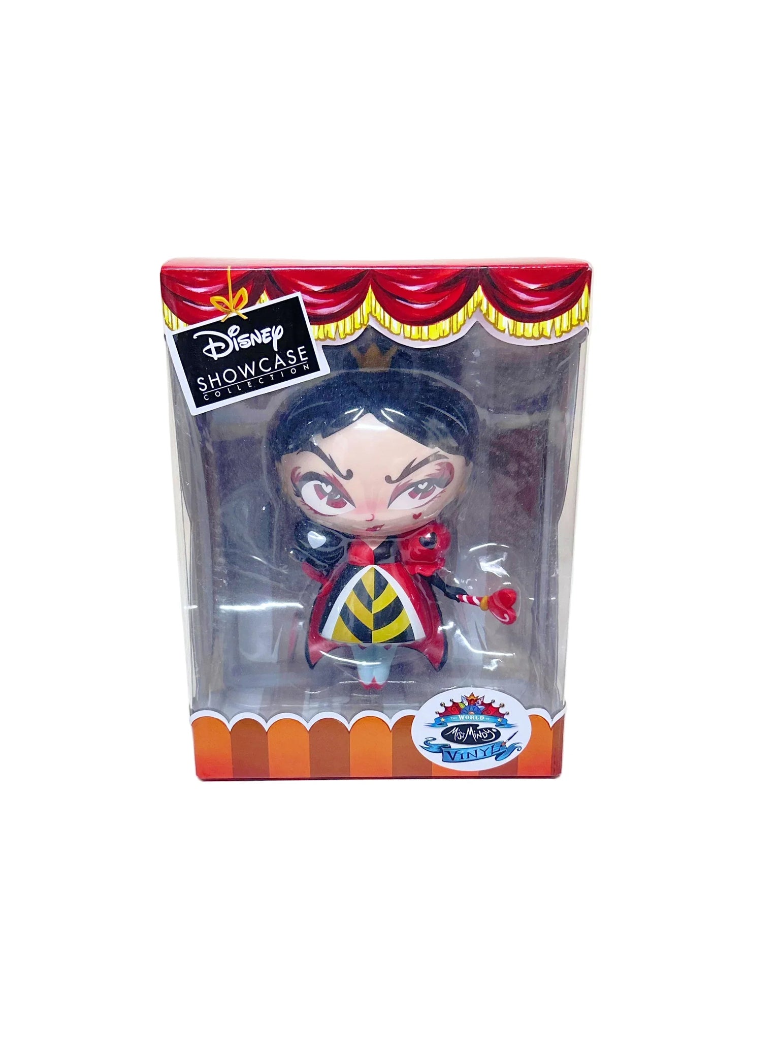 Perfect for Disney collectors: our Disney Showcase Collection World of Miss Mindy Queen of Hearts figurine provides unique artistry and villainous charm. Shop today!