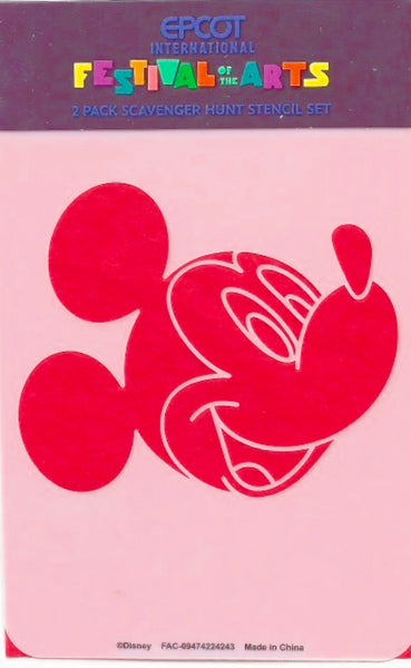 Perfect for Disney fans and collectors: our Disney Parks Mickey Mouse 2-Pack Red Stencil Set Scavenger Hunt provides exclusive creative fun. Shop today!