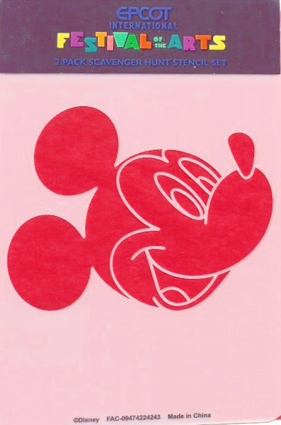 Perfect for Disney fans and collectors: our Disney Parks Mickey Mouse 2-Pack Red Stencil Set Scavenger Hunt provides exclusive creative fun. Shop today!